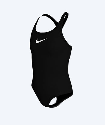 Nike uimapuku tytöille - Essential Racerback - Musta