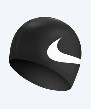 Nike uimalakki - Big Swoosh - Musta/valkoinen