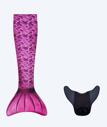 Kuaki Mermaids merenneidon pyrstö lapsille - Setti - Vaaleanpunainen