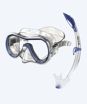 SEAC Combo snorkkelisetti lapsille (yli 12-vuotiaille) - Giglio MD - Sininen