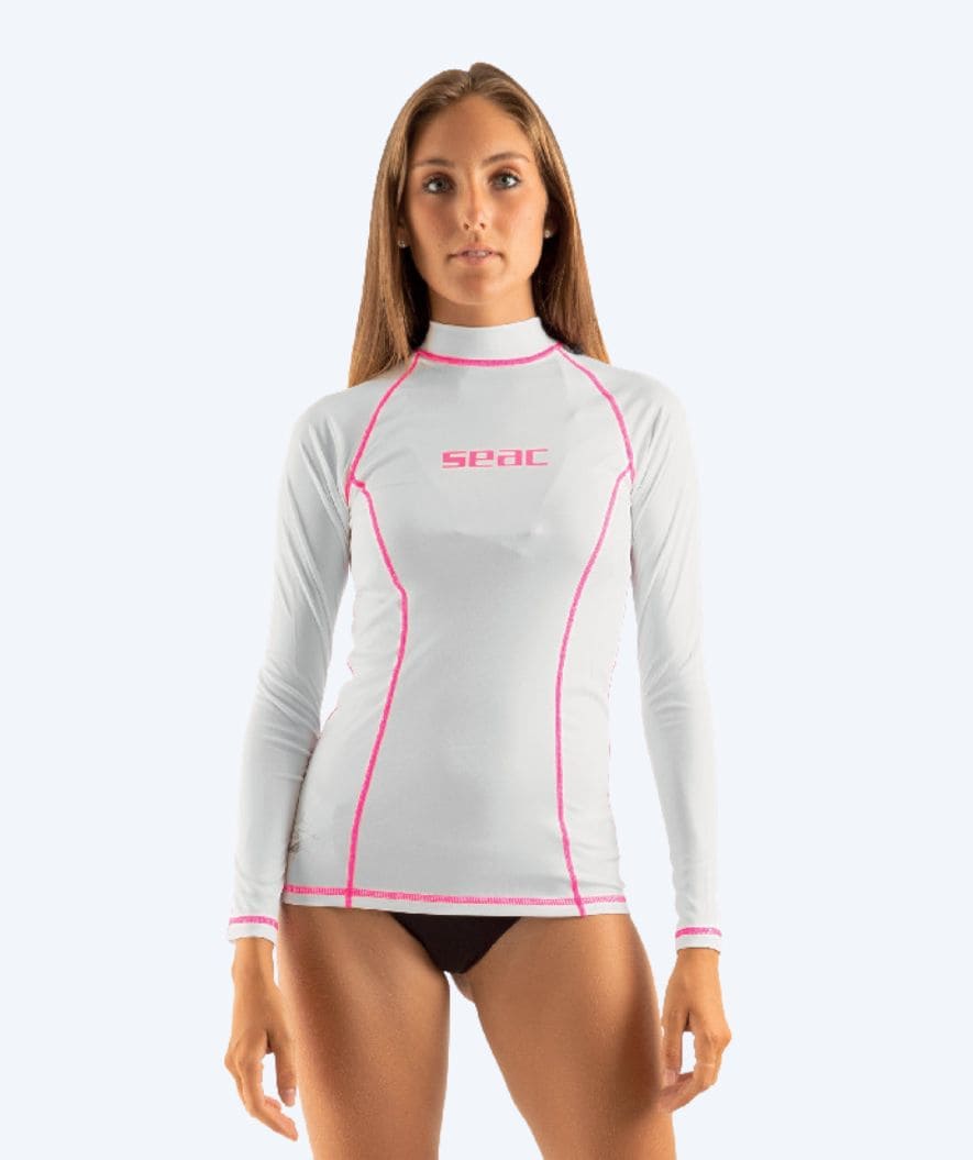 SEAC UV-paidat naisille - T-Sun Long - Valkoinen/pinkki