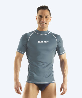 SEAC UV-paidat miehille - T-Sun Short - Harmaa/valkoinen