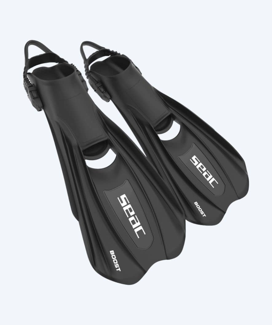 SEAC sukellusräpylät aikuisille - Boost - Musta