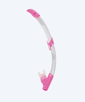 Aqualung semi-dry snorkkeli aikuisille - Airflex - Vaaleanpunainen/Läpinäkyvä