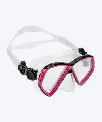 Aqualung sukellusmaski lapsille (4-12) - Cub - Musta/pinkki
