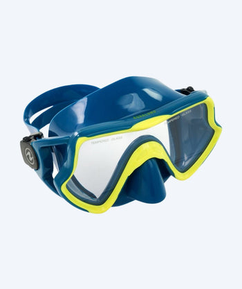 Aqualung sukellusmaski aikuisille - Trooper - Tummansininen/keltainen