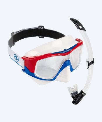 Aqualung Combo snorkkelisetti junioreille - Vita - Valkoinen/musta