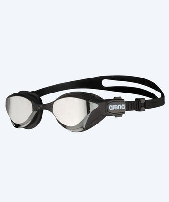Arena uimalasit - Cobra Tri SWIPE - Musta/hopea (Mirror linssi)