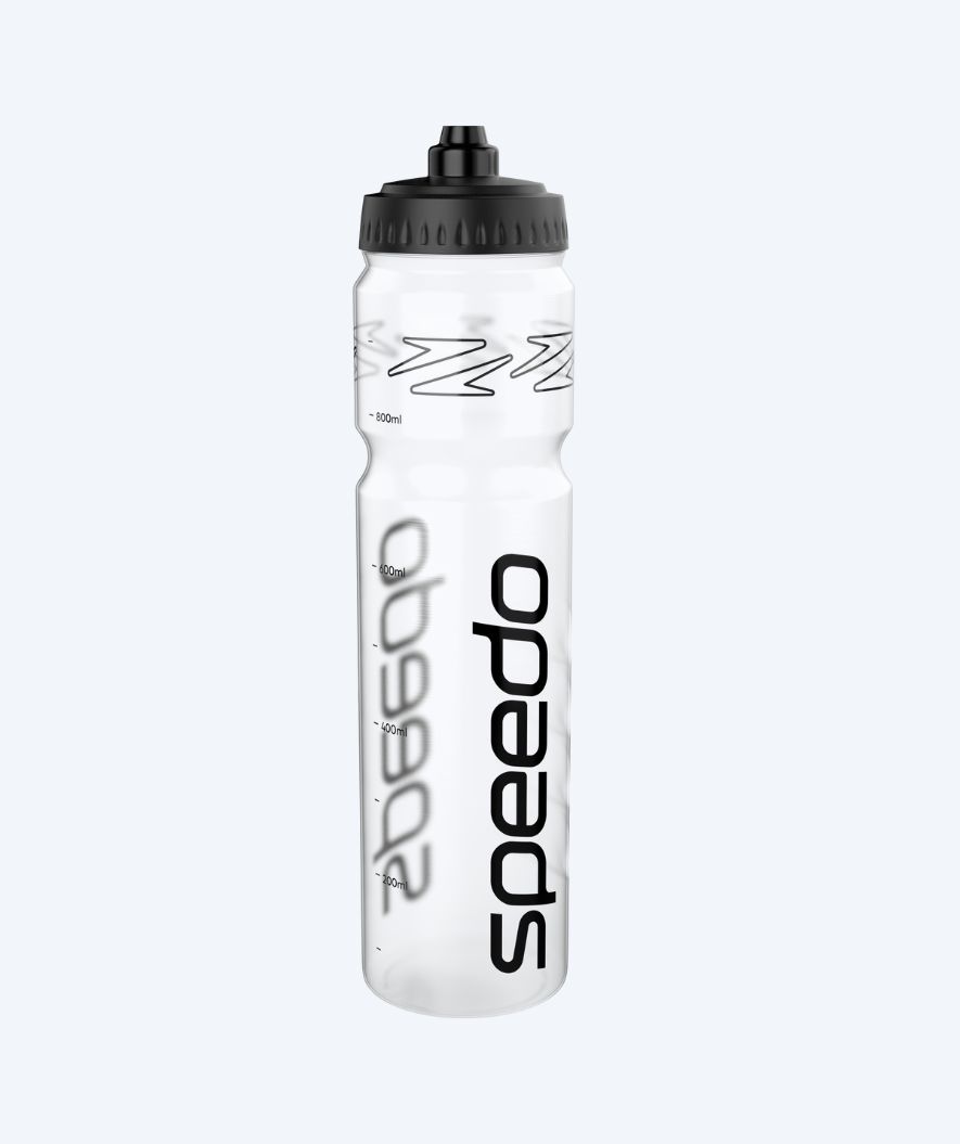 Speedo vesipullo - 1LTR - Läpinäkyvä/musta
