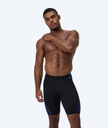 Speedo pitkät uimahousut miehille - Hyperboom Splice - Musta/mørkblå