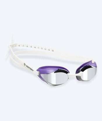 Watery Elite-uimalasit - Poseidon Ultra Mirror - Violetti/hopea