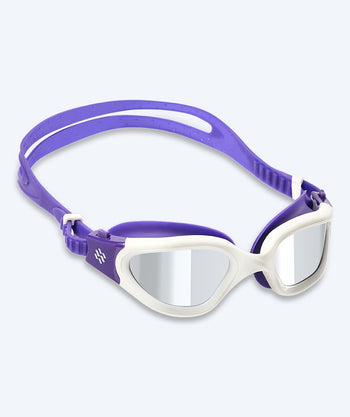 Watery uimalasit kuntoiluun - Raven Mirror - Violetti/hopea