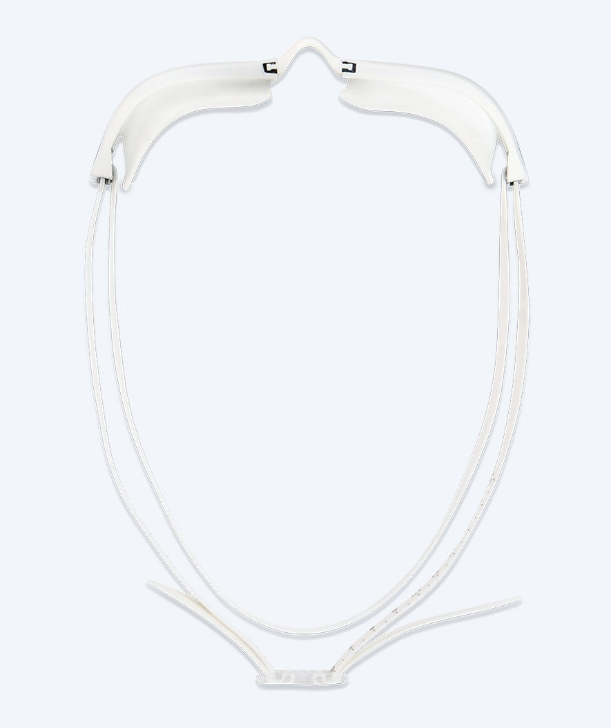 Watery Elite-uimalasit - Storm Racer Mirror - Valkoinen/kulta