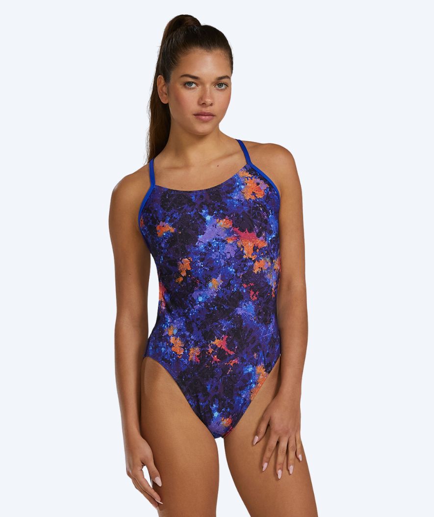 TYR uimapuku naisille - Durafast Elite Cutoutfit - Violetti/oranssi