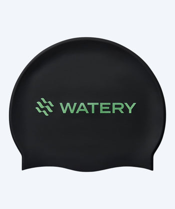Watery uimalakki - Signature Metallic - Musta/vihreä