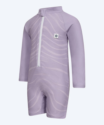Watery UV-puku lapsille - Fjord Pitkähihainen Rashguard - Violetti