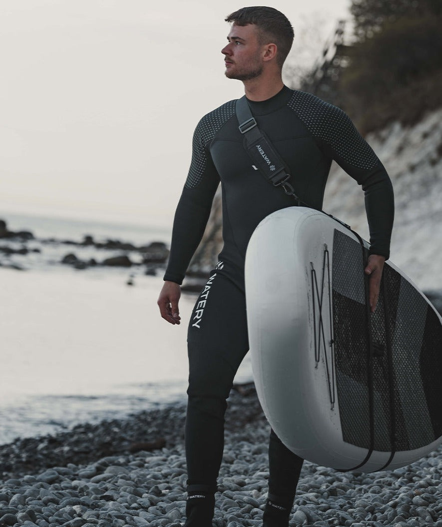 Watery SUP-laudan kantohihna - Musta