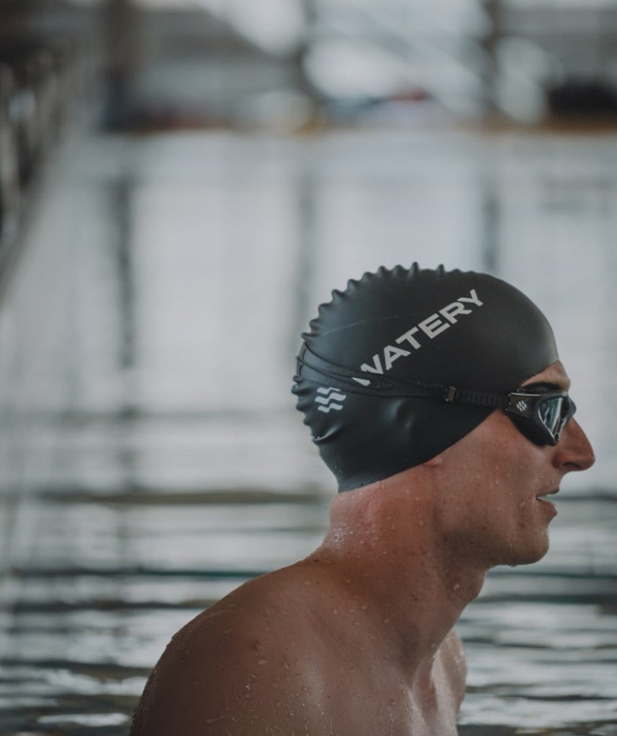 Watery uimalakki (10-vuotiaista alkaen) - Signature - Musta