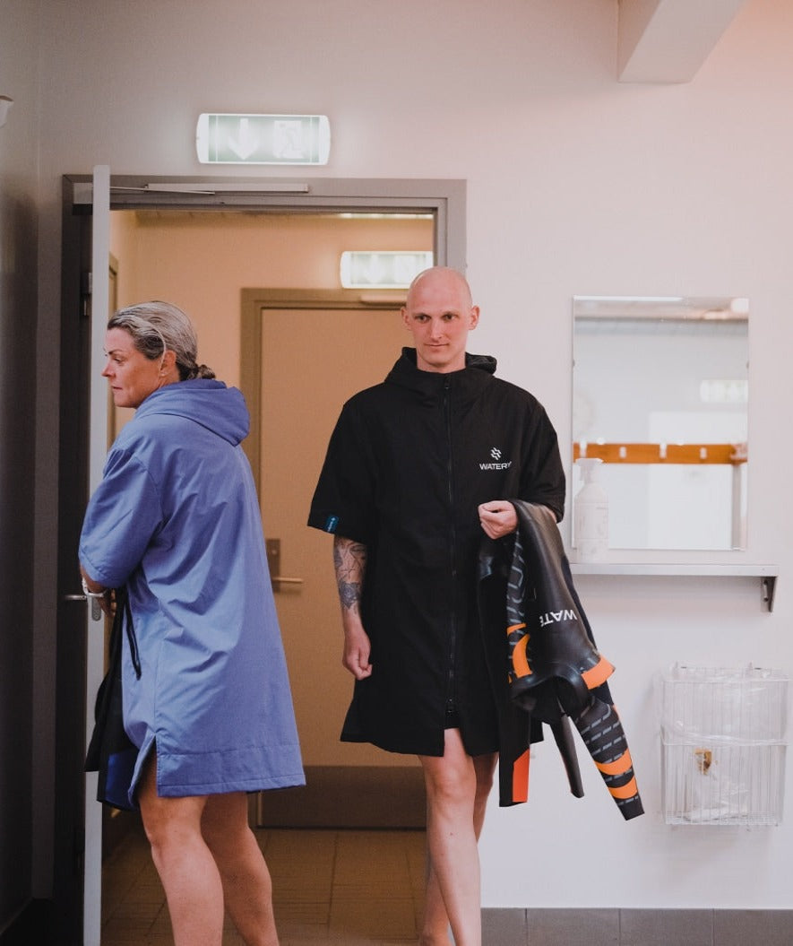 Watery surffiponcho - Vedenkestävä - Musta