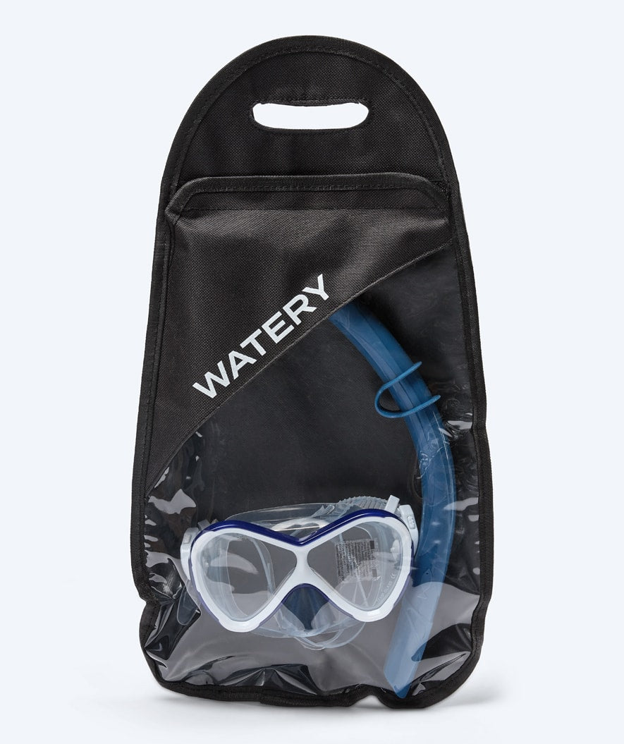 Watery snorkkelipussi - 2-setin PVC - Musta