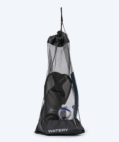 Watery snorkkelipussi - 3-Set Mesh - Musta