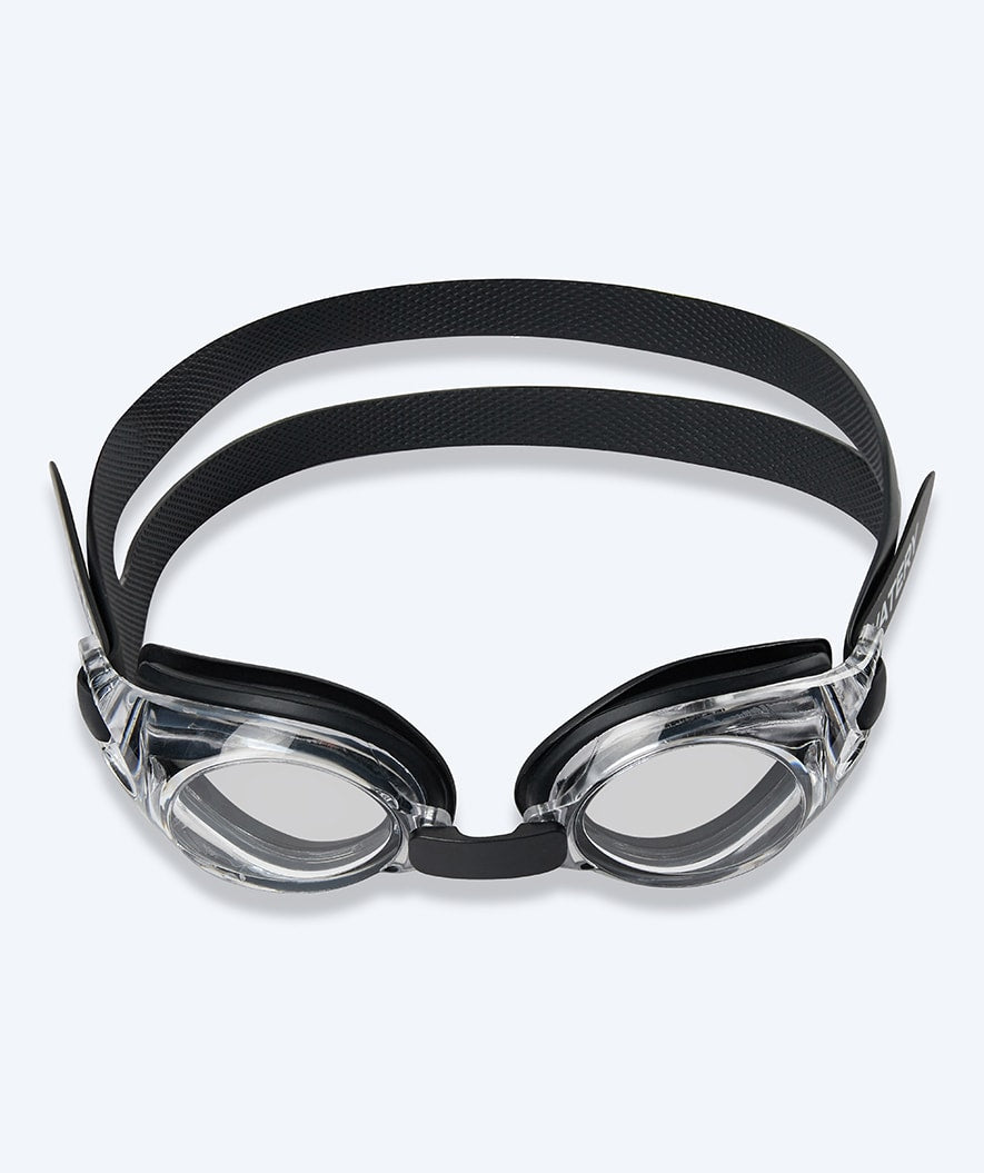 Watery likinäkö uimalasit vahvuuksilla lapsille - (-1.5) - (-7.0) - Baffin - Musta