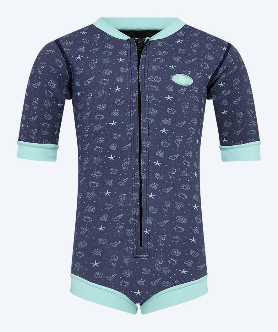 Watery märkäpuku lapsille - Baia Full-Body - Atlantic Turquoise
