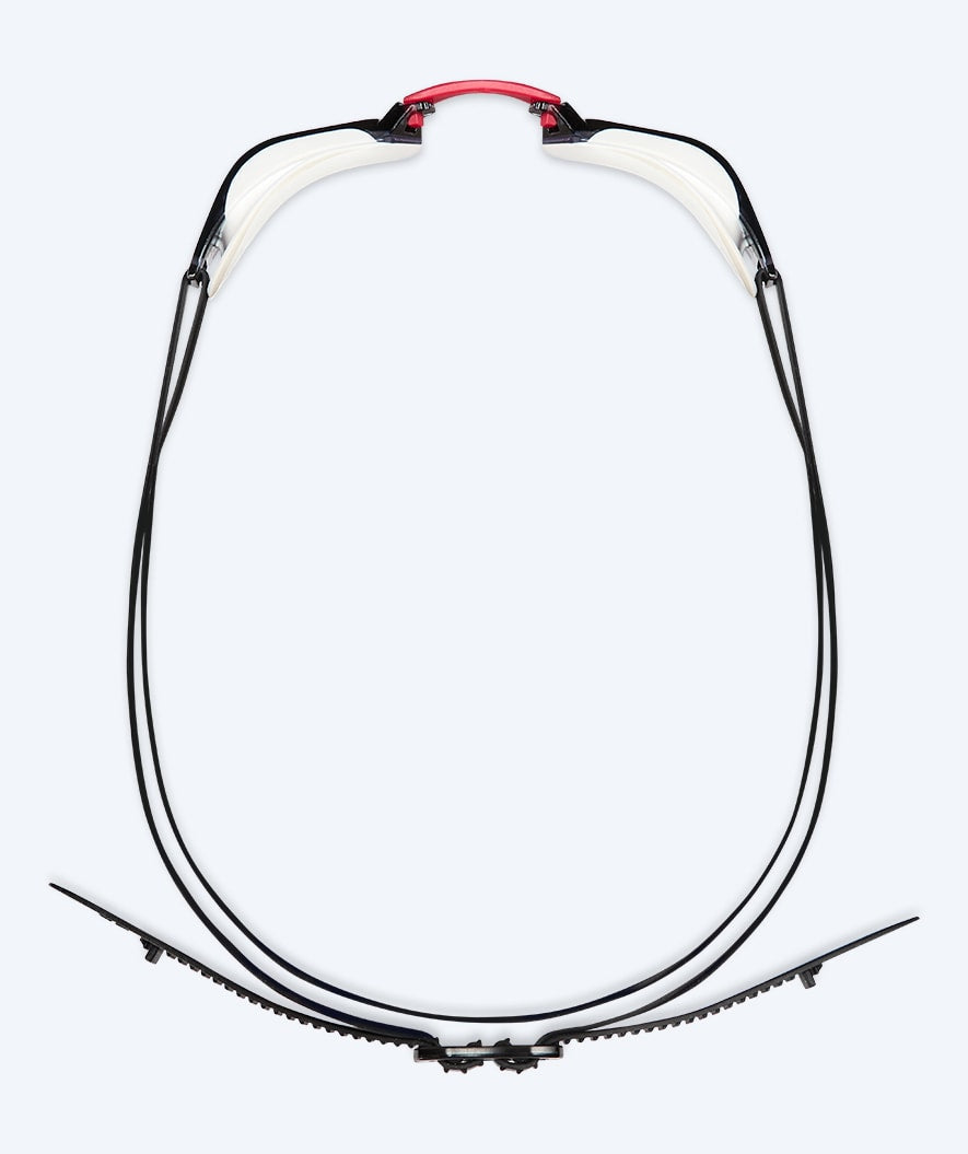 Watery kilpailu-uimalasit - Brooks Mirror - Valkoinen/hopea