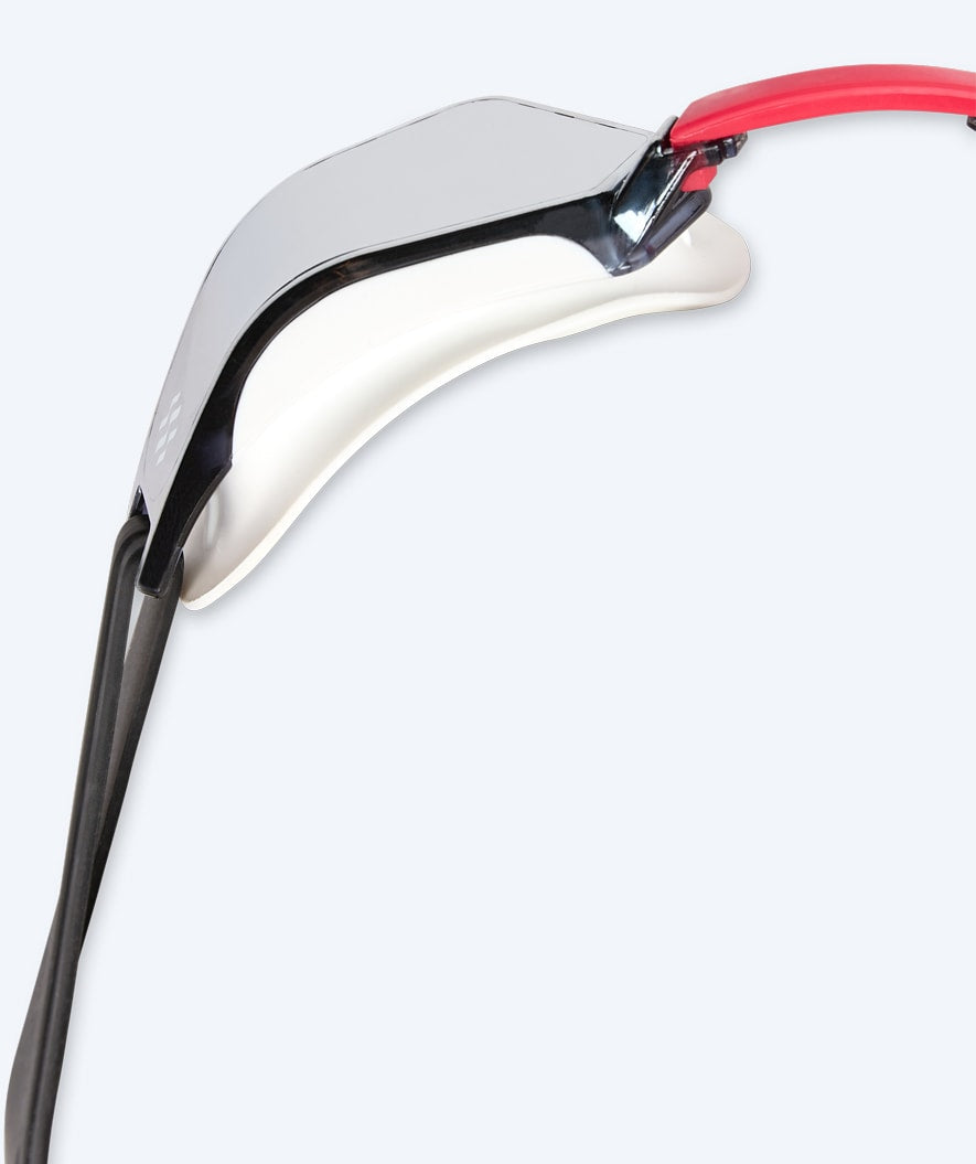 Watery kilpailu-uimalasit - Brooks Mirror - Valkoinen/hopea