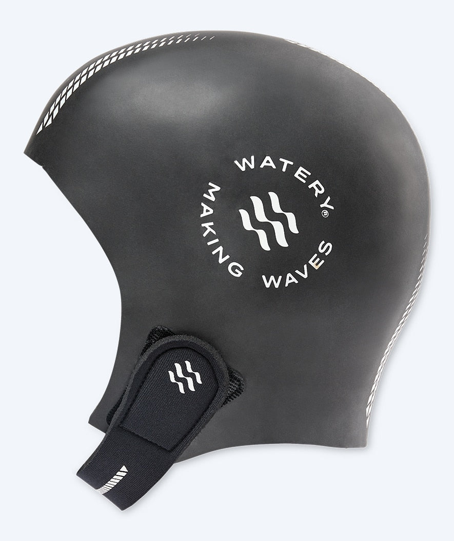 Watery neopreenihuppu - Calder Pro (4 mm) - Musta