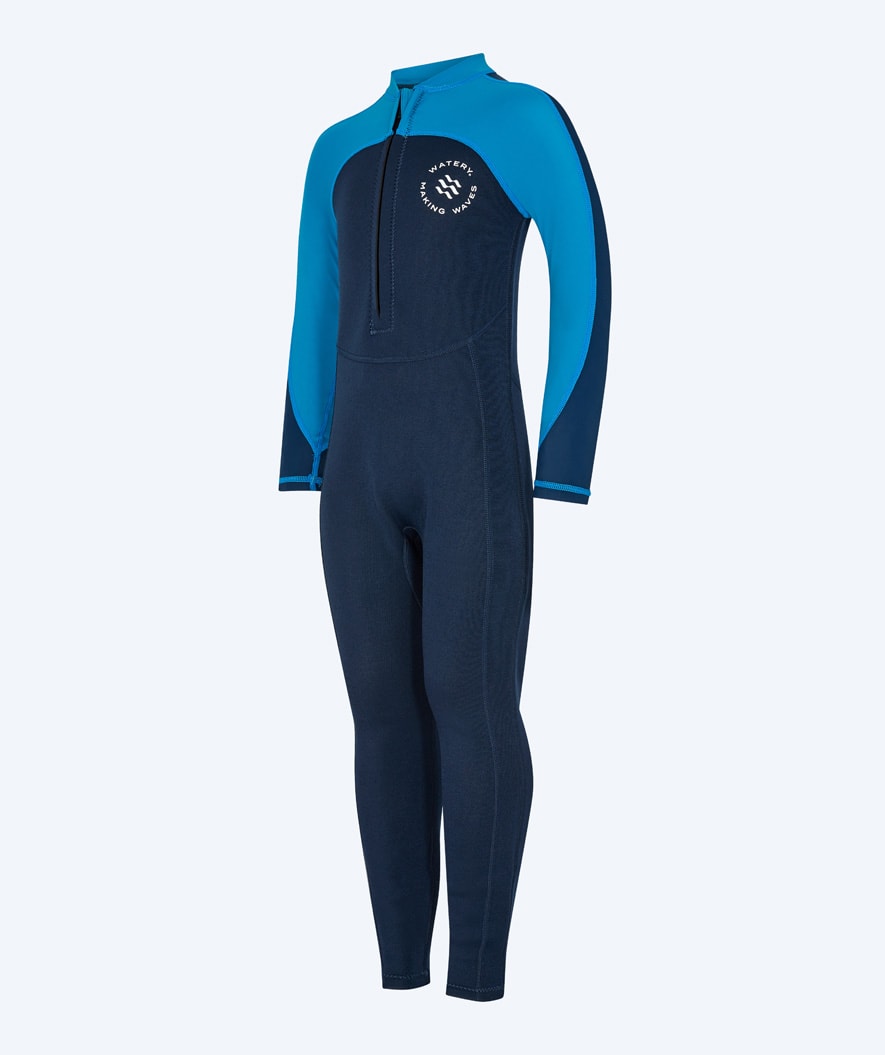 Watery UV-märkäpuvut lapsille - Calypso Full-Body - Sininen/tummansininen