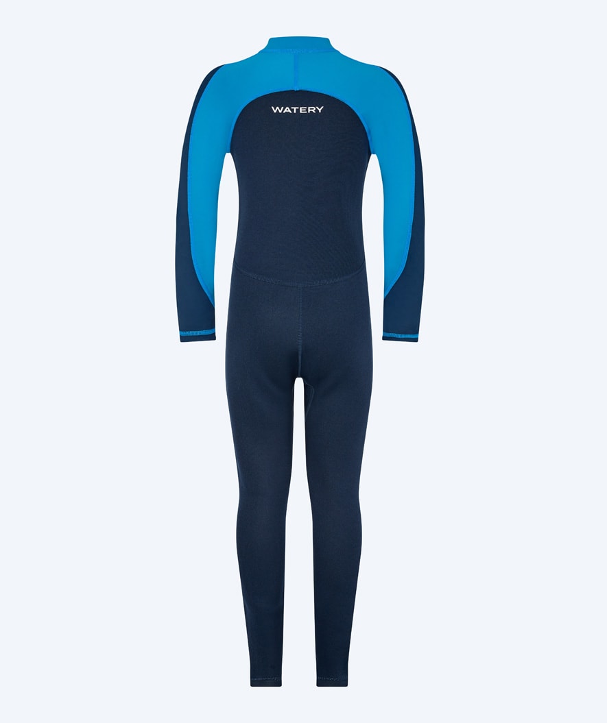 Watery UV-märkäpuvut lapsille - Calypso Full-Body - Sininen/tummansininen