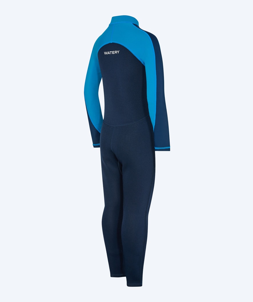 Watery UV-märkäpuvut lapsille - Calypso Full-Body - Sininen/tummansininen