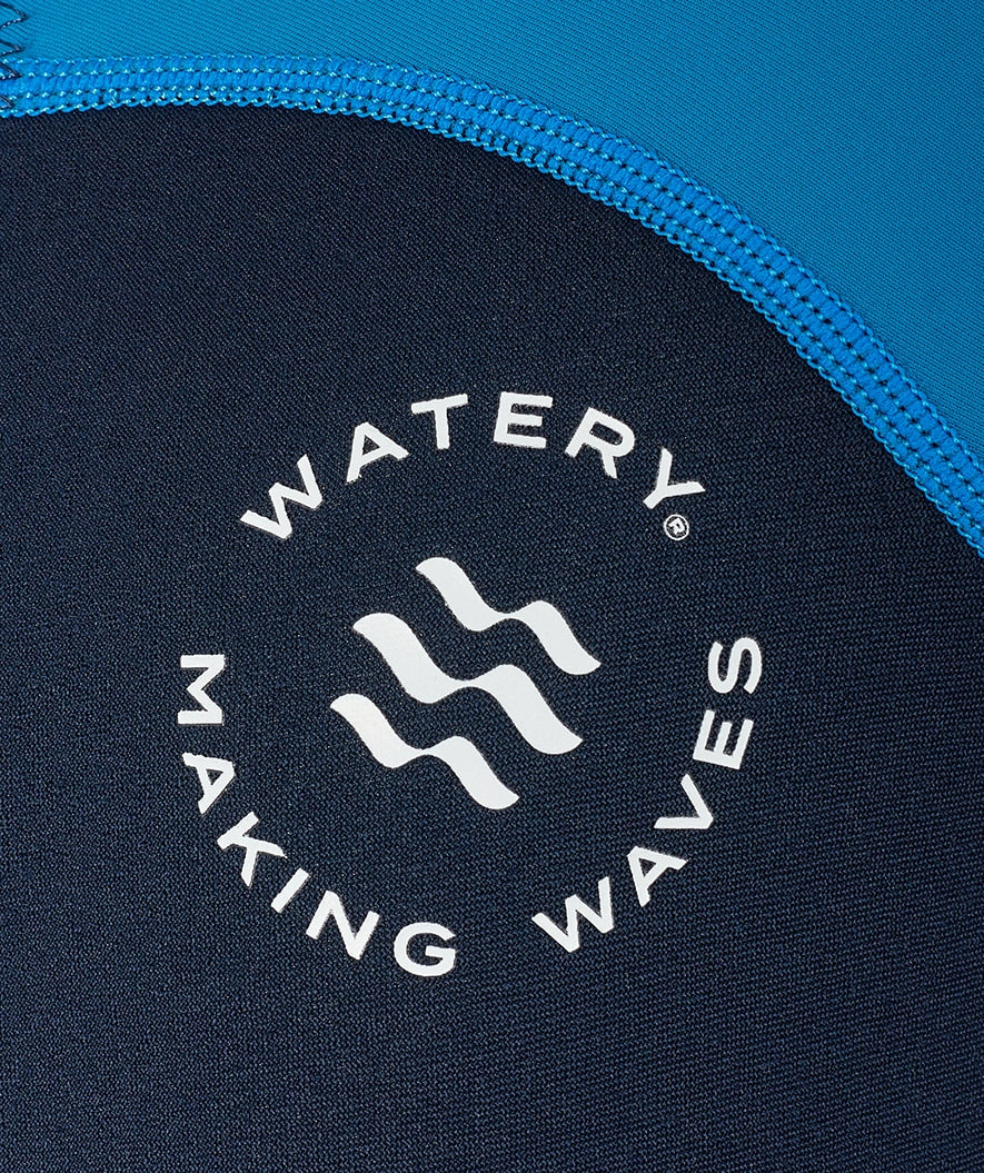 Watery UV-märkäpuvut lapsille - Calypso Full-Body - Sininen/tummansininen
