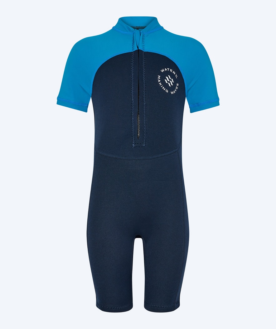 Watery UV-märkäpuvut lapsille - Calypso Shorty - Tummansininen