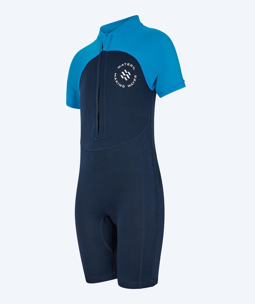 Watery UV-märkäpuvut lapsille - Calypso Shorty - Tummansininen