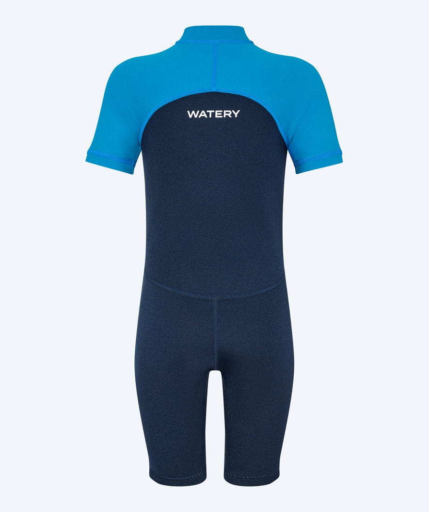 Watery UV-märkäpuvut lapsille - Calypso Shorty - Tummansininen