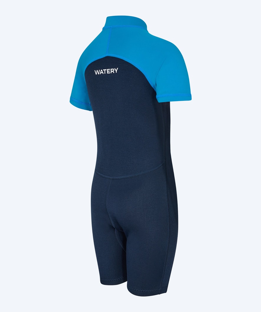 Watery UV-märkäpuvut lapsille - Calypso Shorty - Tummansininen