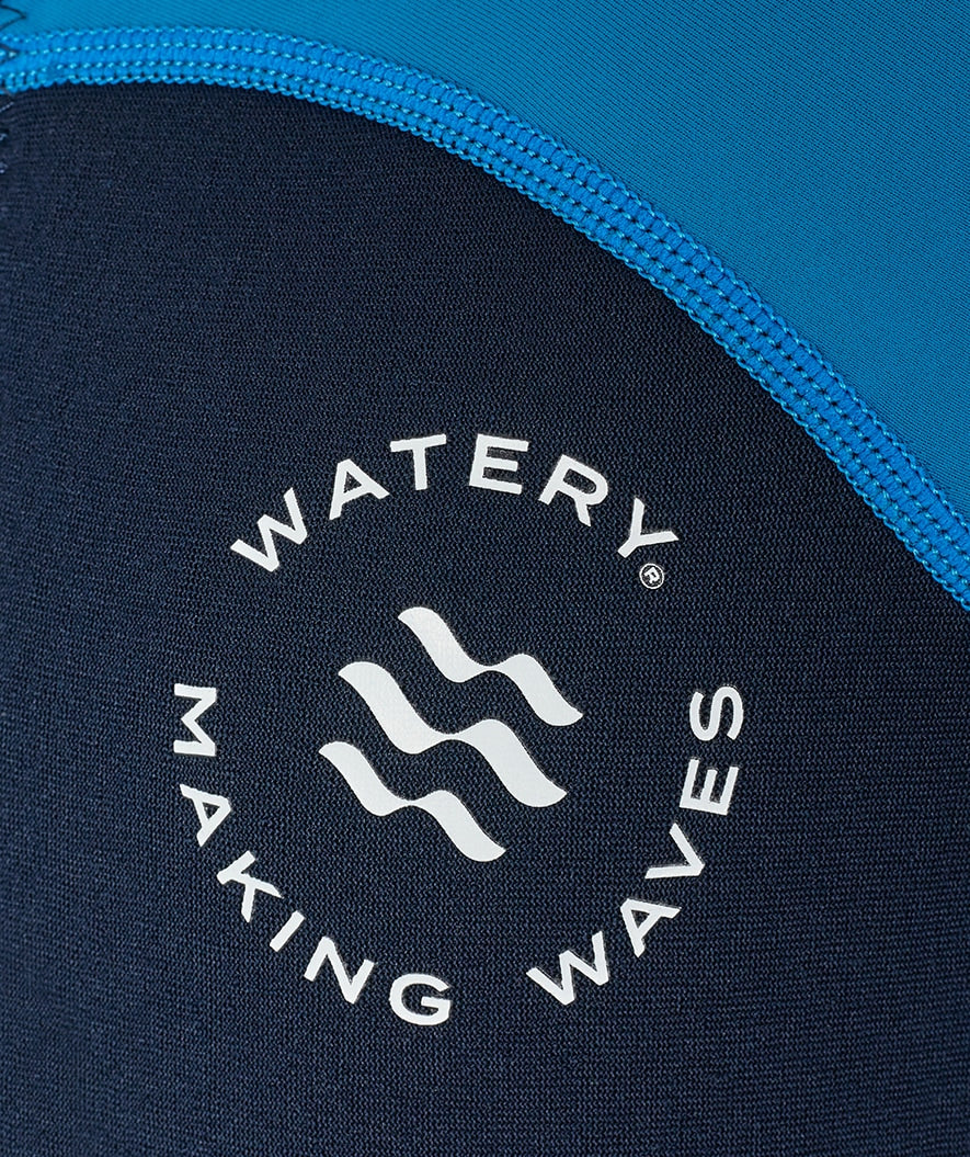 Watery UV-märkäpuvut lapsille - Calypso Shorty - Tummansininen