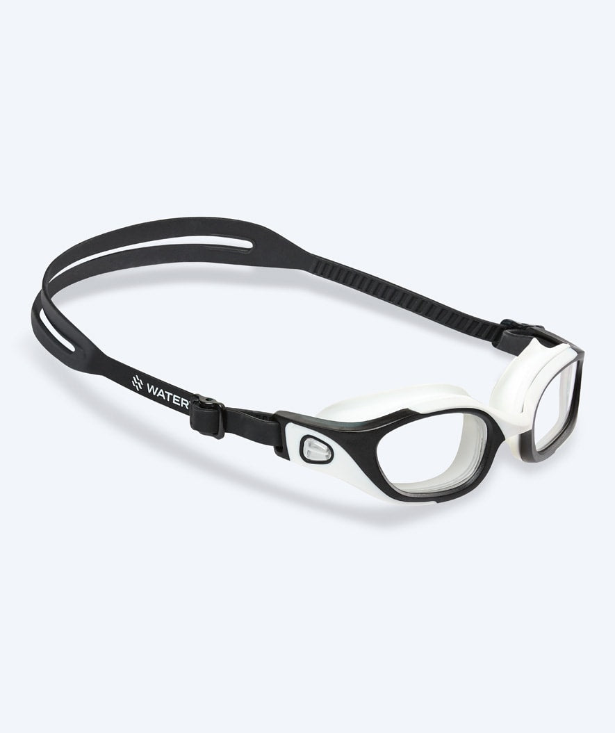 Watery uimalasit kuntoiluun - Clyde Active - Musta/läpinäkyvä