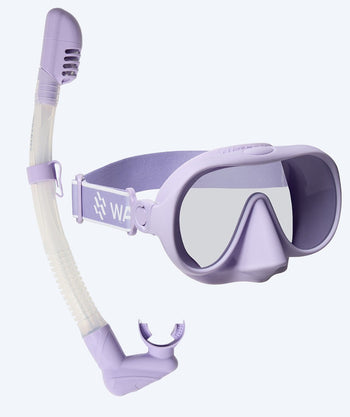Watery Combo snorkkelisetti aikuisille (yli 15 vuotiaille) - Alton - Violetti