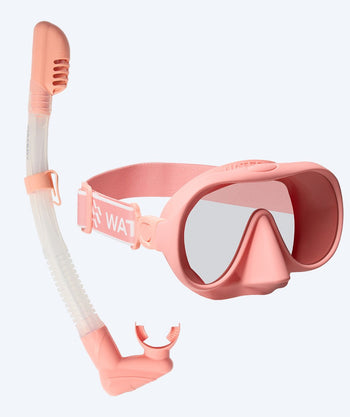 Watery Combo snorkkelisetti aikuisille (yli 15 vuotiaille) - Alton - Pinkki