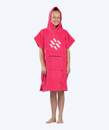 Watery kylpyponcho junioreille (6-15) - Puuvilla - Pinkki