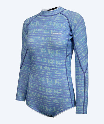 Watery neopreeninen springsuit-märkäpuku naisille - Crosswind Flex - Vaaleansininen