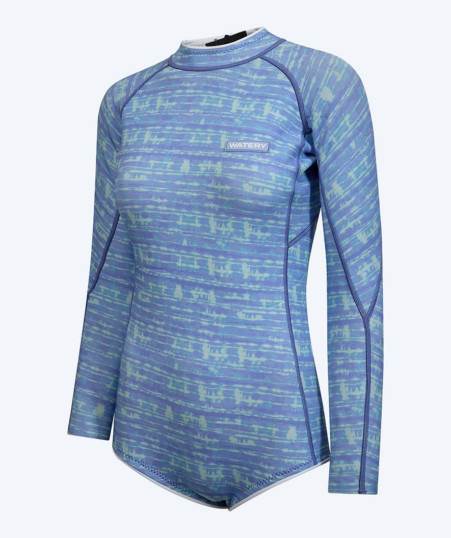 Watery neopreeninen springsuit-märkäpuku naisille - Crosswind Flex - Vaaleansininen