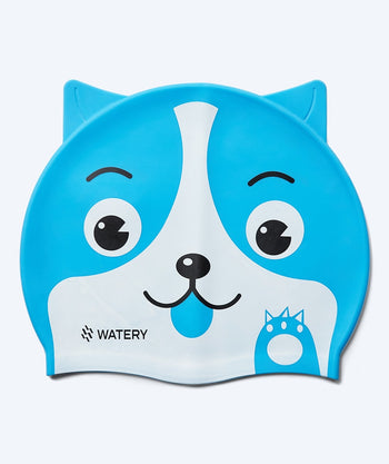Watery uimalakki lapsille - Dashers - Cat (Vaaleansininen)