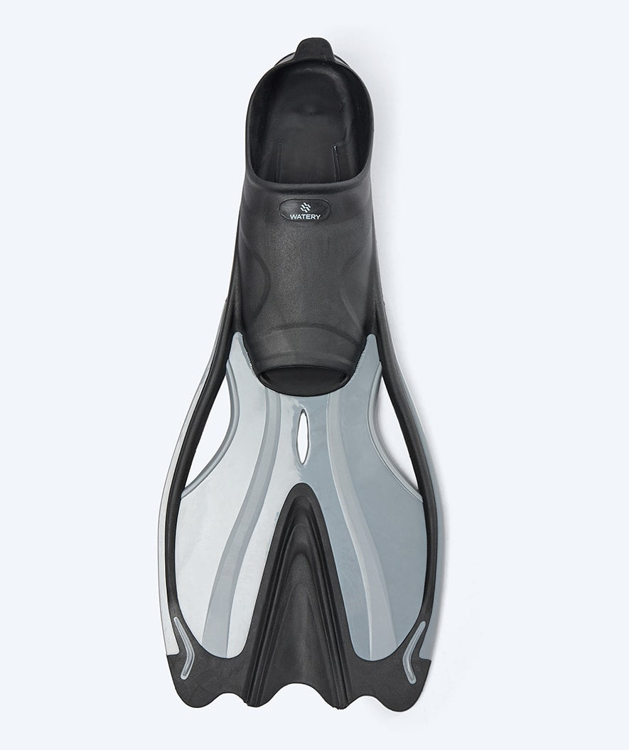 Watery sukellusräpylät - Delphina - Musta/harmaa