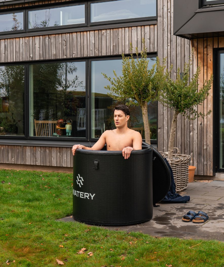 Watery ilmatäytteinen kylmäallas - Deluxe - Musta