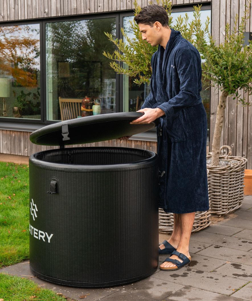 Watery ilmatäytteinen kylmäallas - Deluxe - Musta