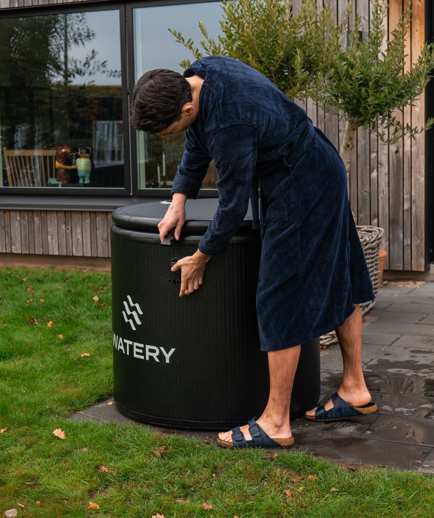 Watery ilmatäytteinen kylmäallas - Deluxe - Musta